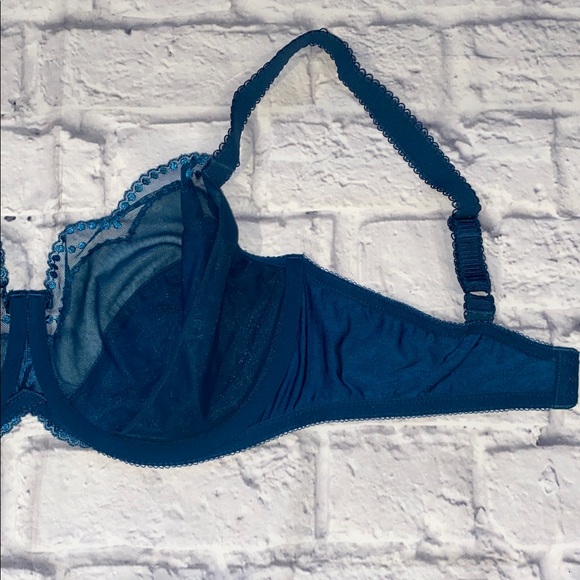 Wacoal Spot On Full Coverage Underwire Bra (Teal) Size 40D - Picture 8 of 11